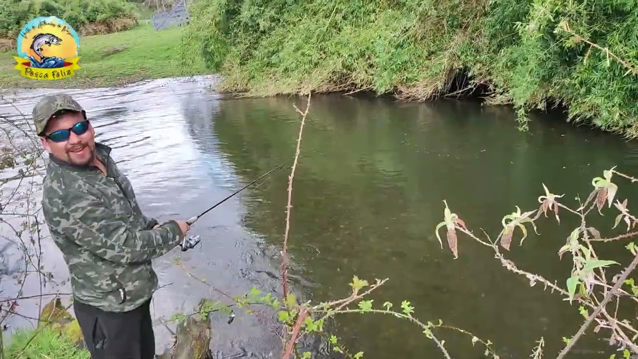 PESCANDO CON RAPALA FARIO Y FRUTILLITA EN RIO CURRILEUFU