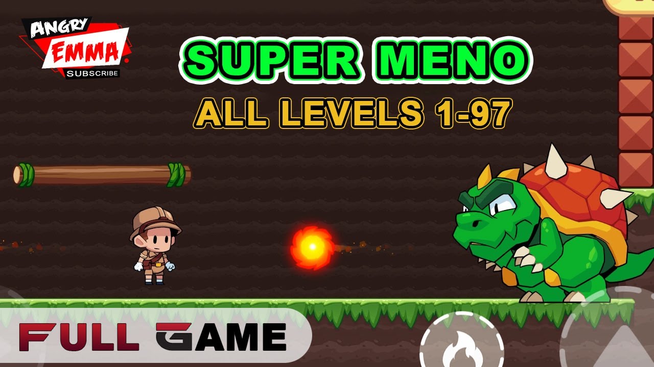 Super Meno - FULL GAME (ALL Levels 1-97) Android Gameplay
