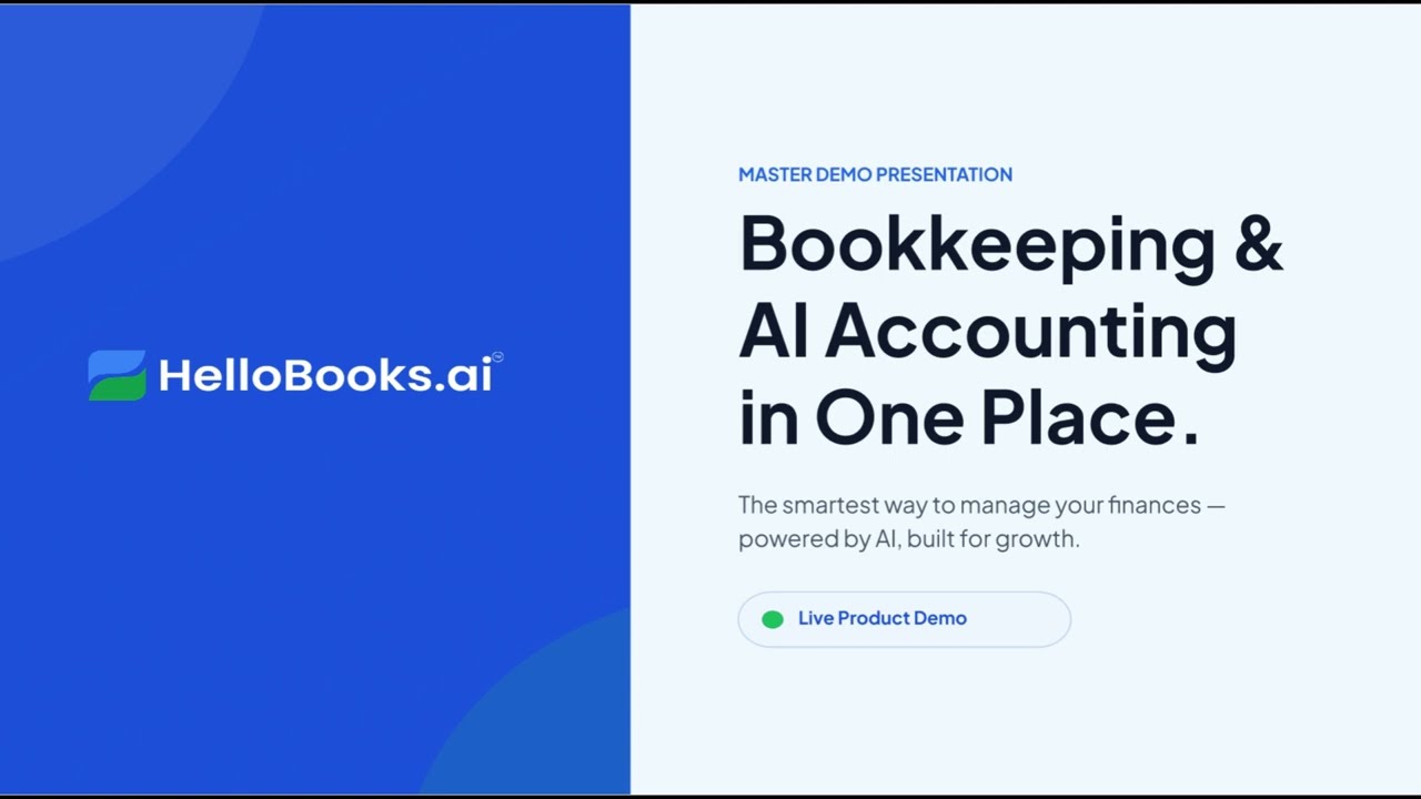 HelloBooks Full Demo | Complete Accounting Software Walkthrough for USA Businesses