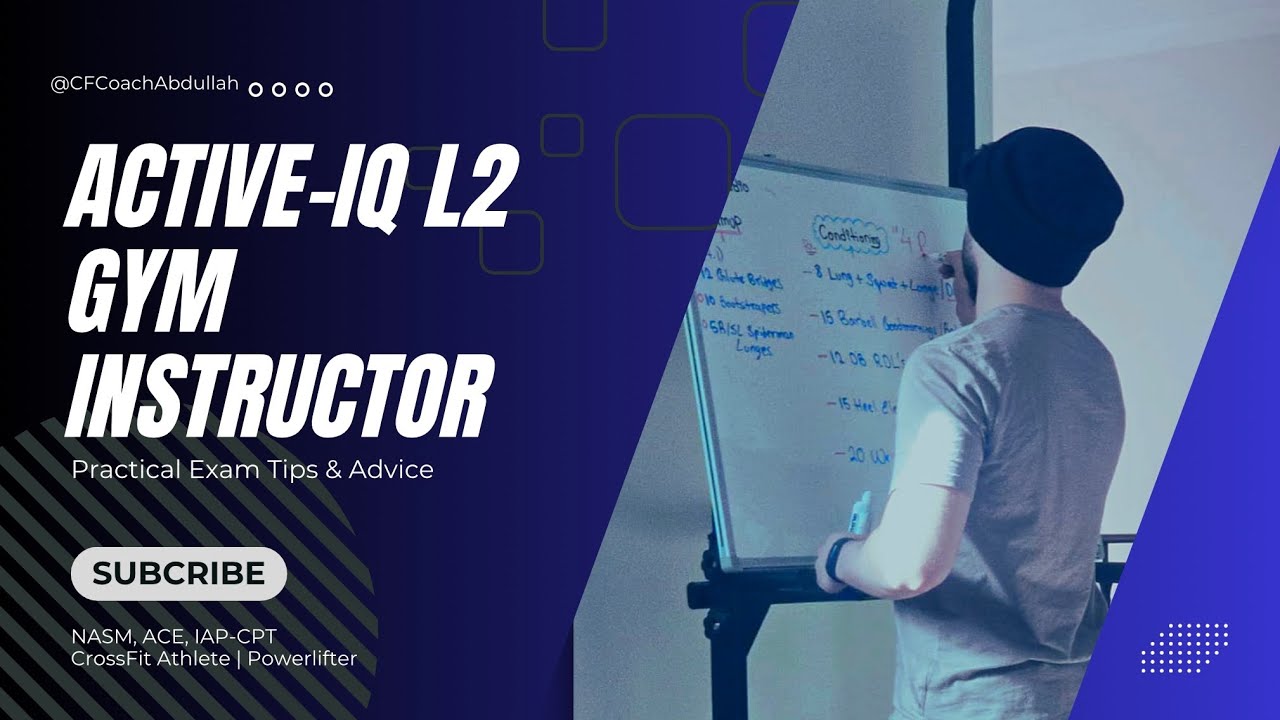 Tips For Practical Exam | Active-IQ Level 2 Gym Instructor // Coach Abdullah-CPTxUAE #education #gym