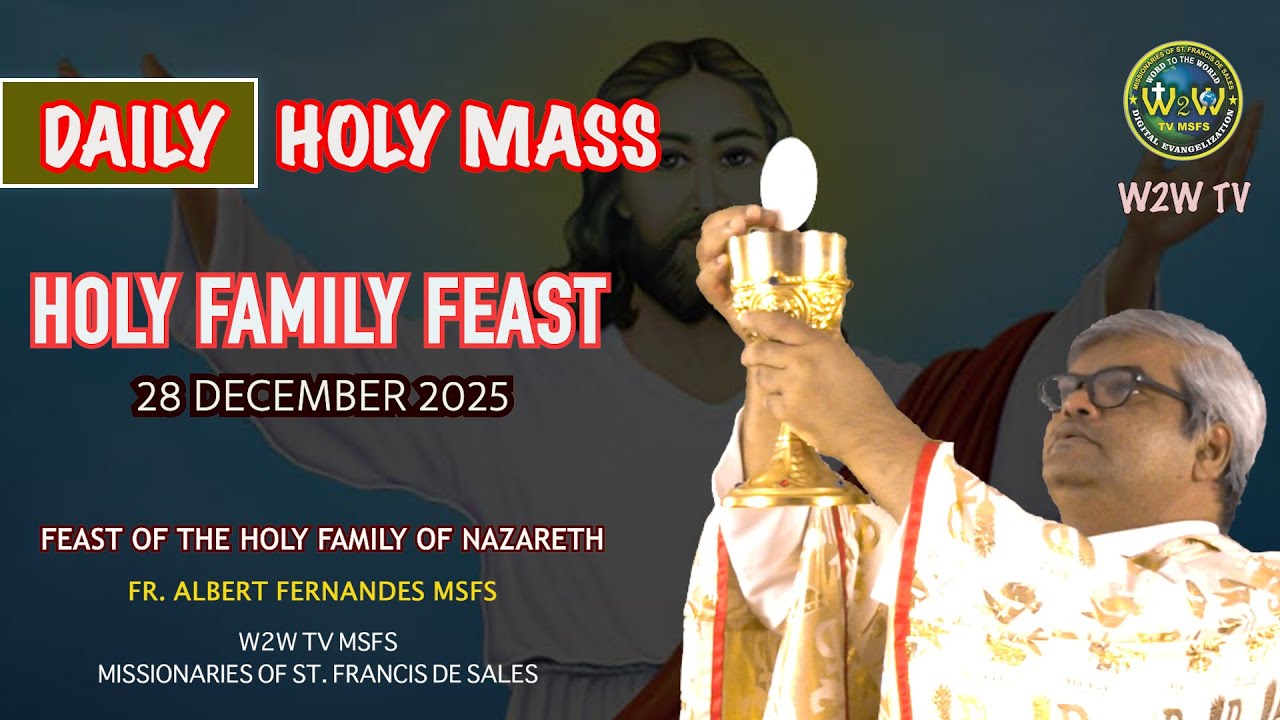 SUNDAY HOLY MASS | 28 DECEMBER 2025 | HOLY FAMILY by Fr Albert #holymasstoday #holyfamilymass