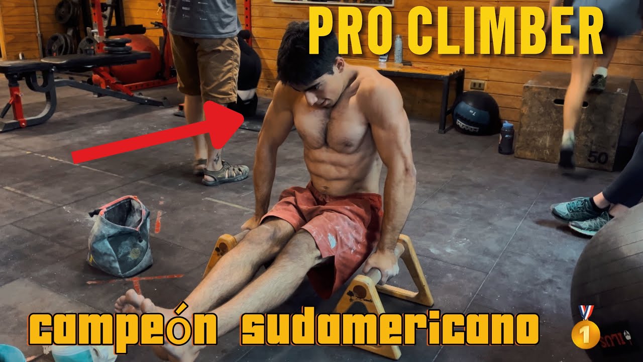 Así entrena el CAMPEÓN SUDAMERICANO de ESCALADA 🥇/ Joaquín Urrutia Román