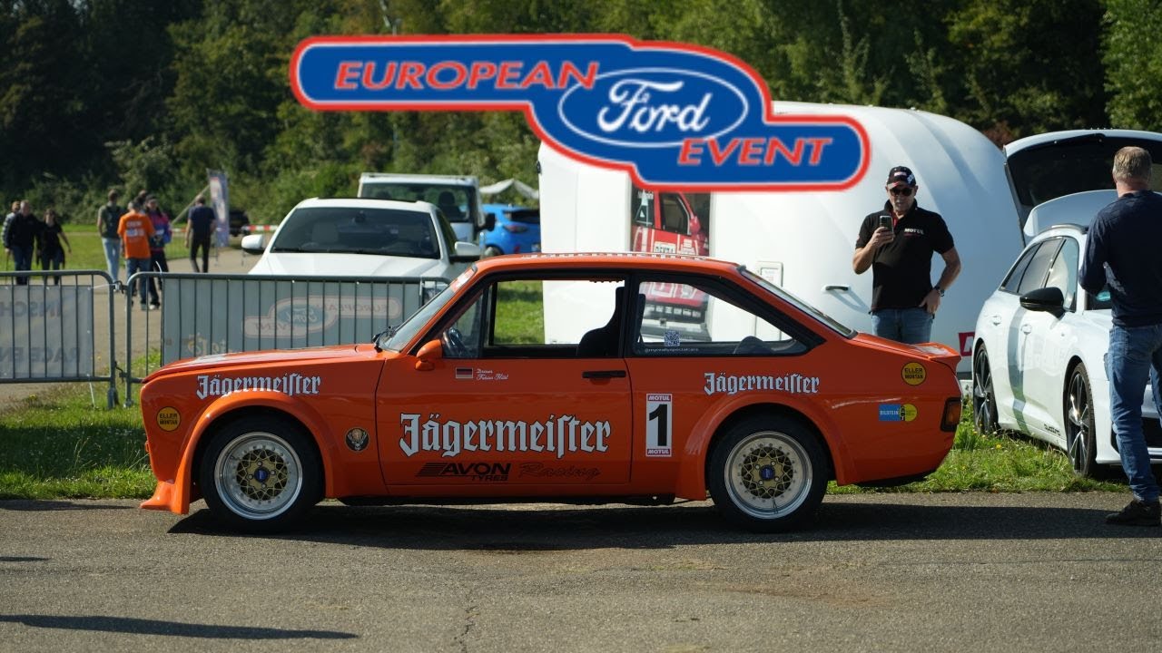 European Ford Event 2024 (4K) Concours + Dragraces + Slalom