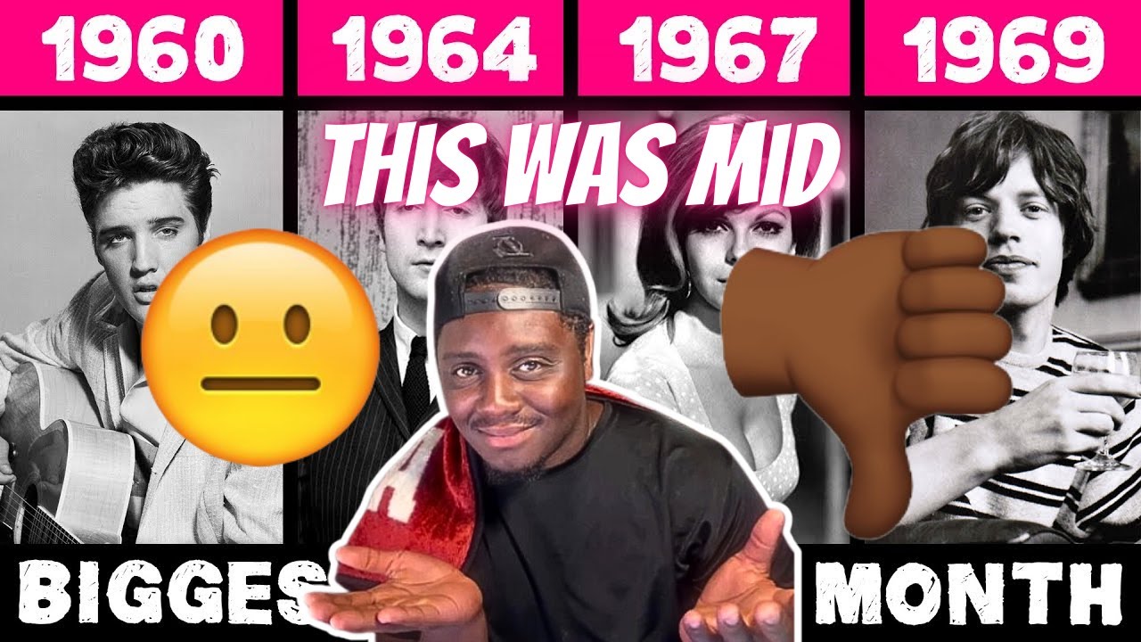 Reacting to the Most Popular 60s Songs Month by Month!