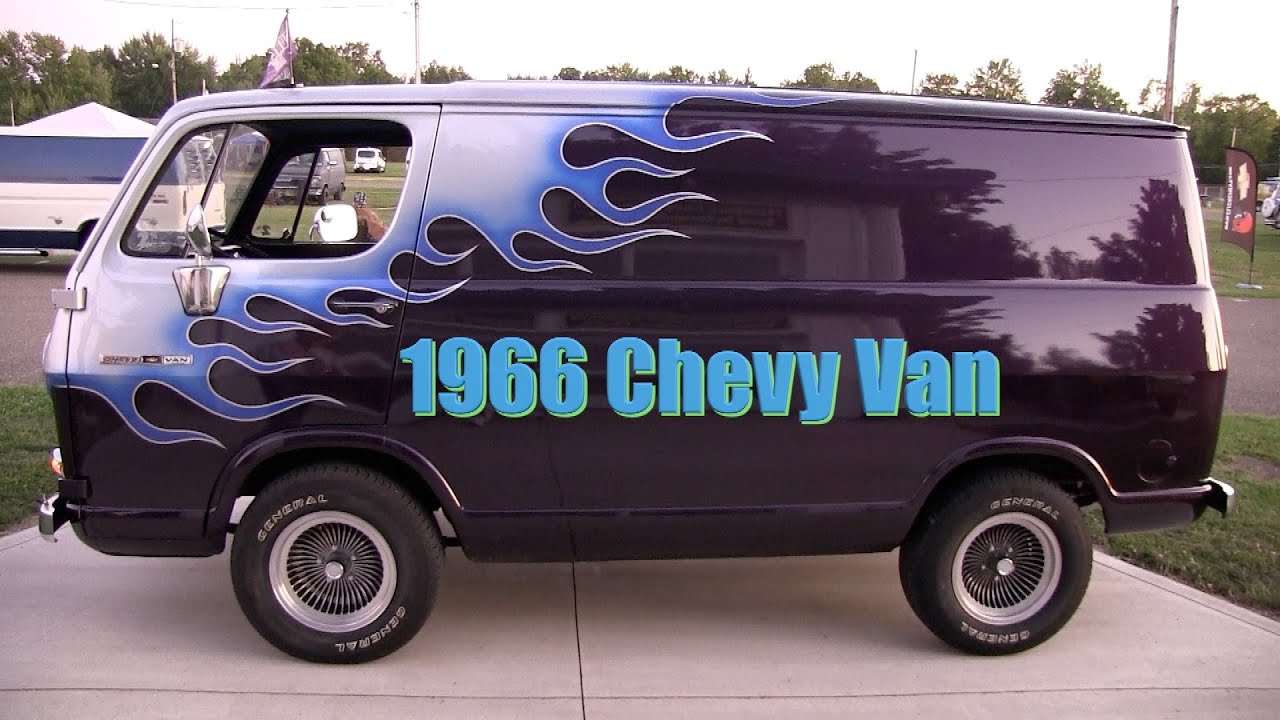 Невероятный кастомный фургон Chevy 1966 года стоимостью 1000 долларов.