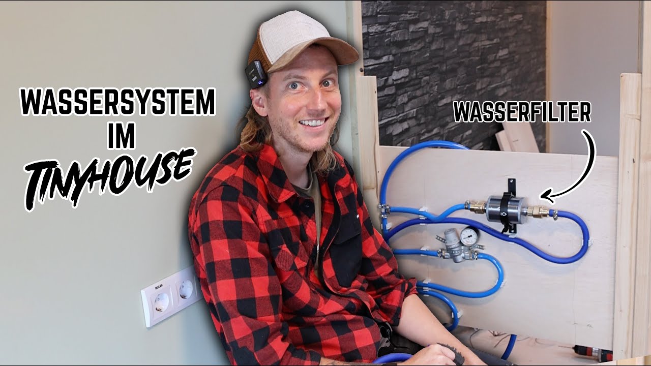 Das Wassersystem im Linienbus Tinyhouse mit Citywasseranschluss und Albfilter Wasserfilter 💦