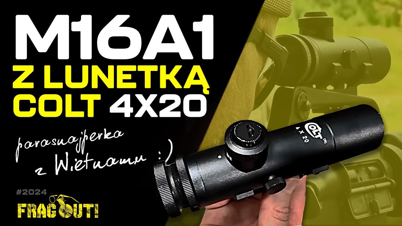 M16A1 z lunetką Colt 4x20 - parasnajperka z Wietnamu :)