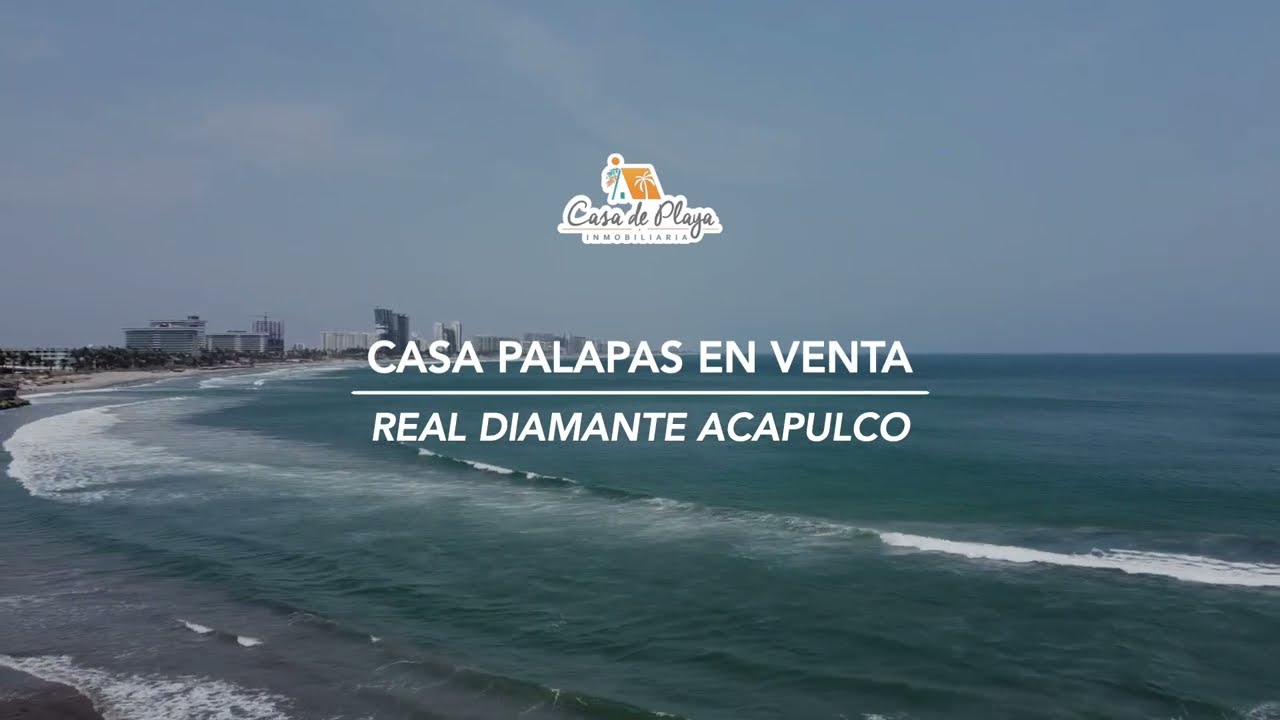 CASA PALAPAS EN VENTA REAL DIAMANTE ACAPULCO - CASA DE PLAYA TEL 744 2250891-
