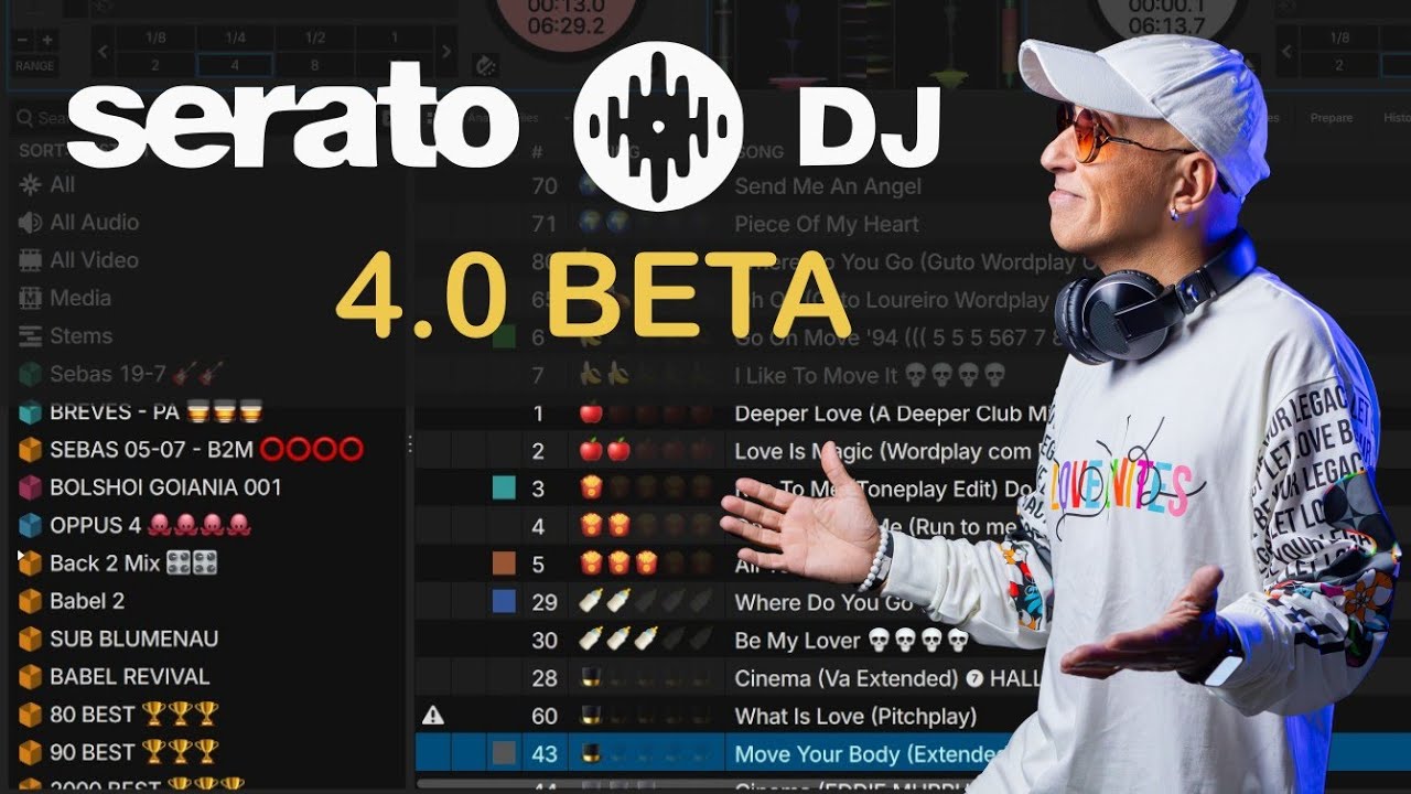 Novo Serato 4.0 (Beta) - Muitas novidades nas PLAYLISTS !