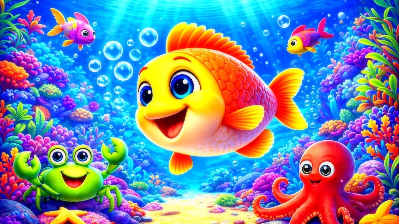 Machli Jal Ki Rani Hai 🐟 | मछली जल की रानी | Baby Rhymes in Hindi