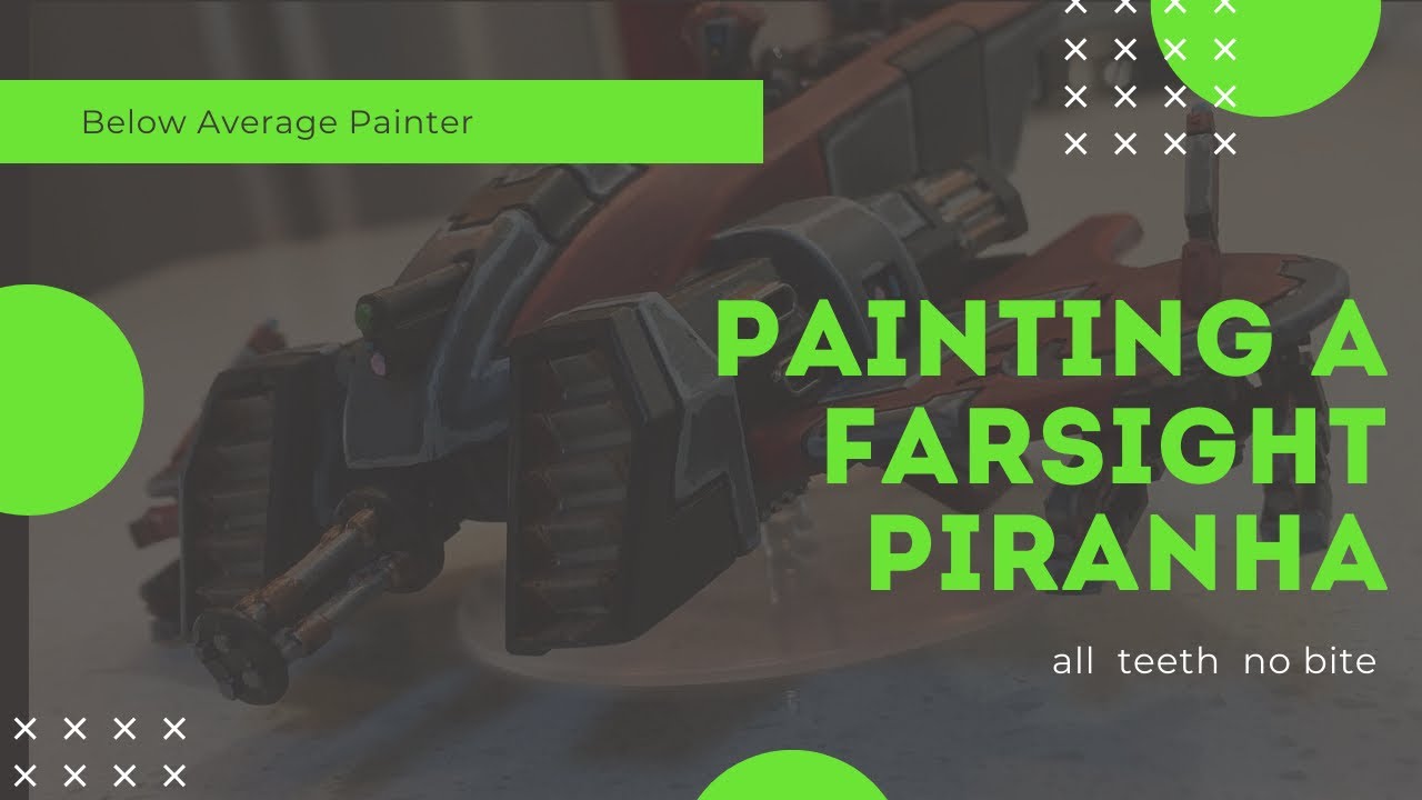 How to paint a tau piranha for the farsight enclaves Warhammer 40k