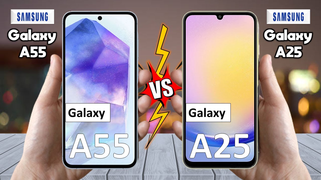 Samsung Galaxy A55 Vs Samsung Galaxy A25 - Full Comparison 🔥 Techvs