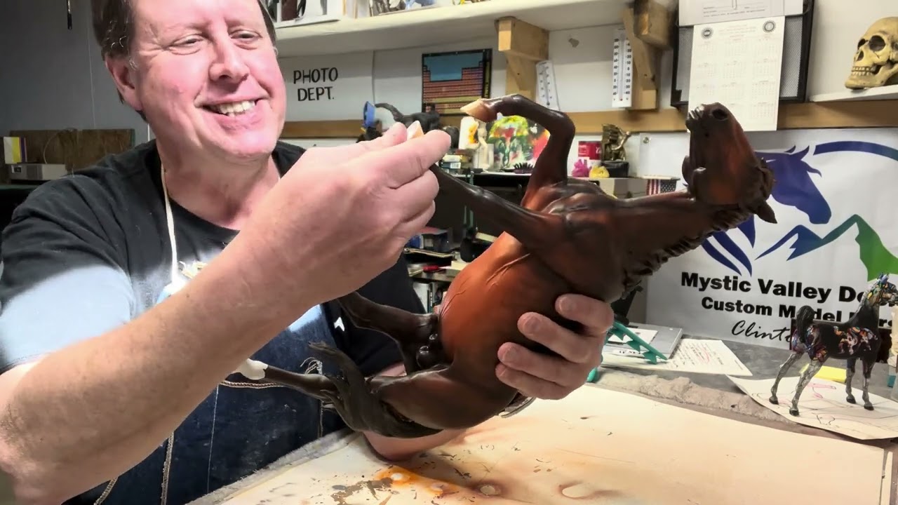 Removing Liquid Frisket After Airbrushing.  Video 34.
