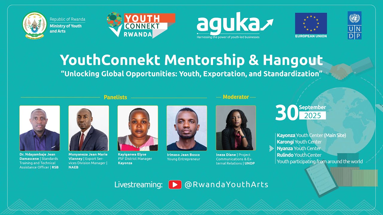 YouthConnekt Mentorship & Hangout on Exportation and Standardization | 30.09.2025