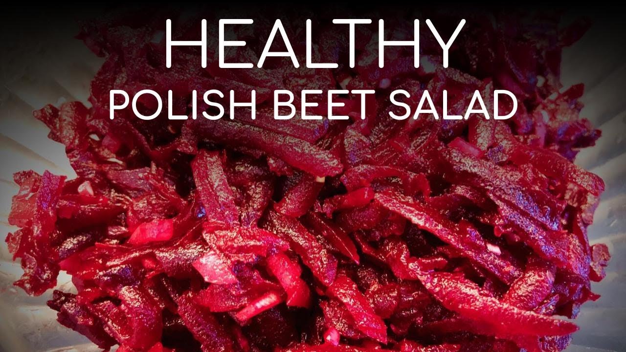 Healthy Beet Salad Recipe (Salatka z Burakow)