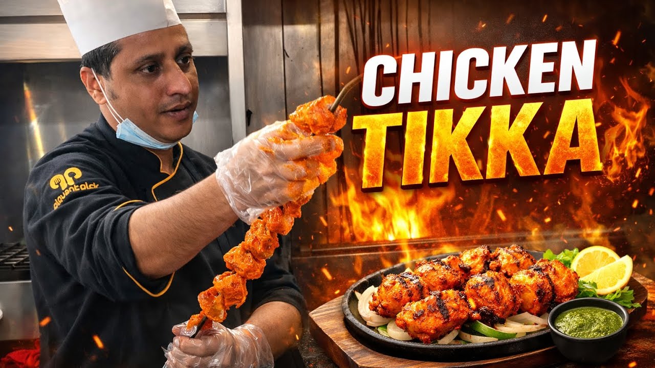 How to make chicken tikka in soudi arabic style.. india #chef #youtube #saudiarabia 