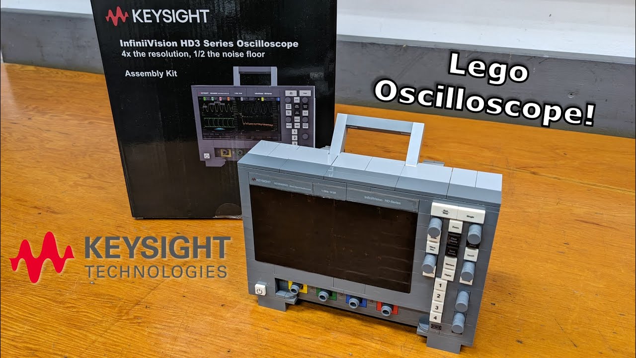 Lego Keysight HD3 Oscilloscope Assembly Kit