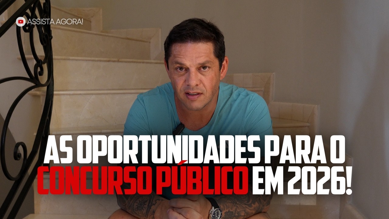 AS OPORTUNIDADES DO CONCURSO P&Uacute;BLICO EM 2026 - EVANDRO GUEDES