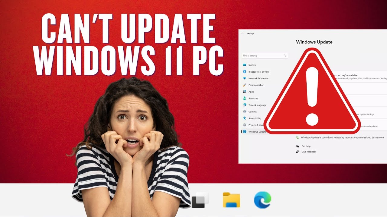Невозможно обновить ПК с Windows 11