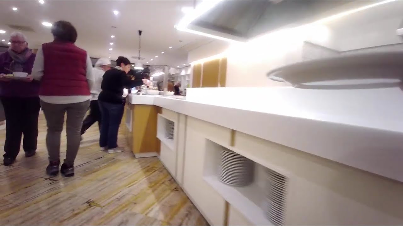 Las Comidas  en el comedor del hotel Occidental de Isla Cristina. Isla Cristina (Huelva)