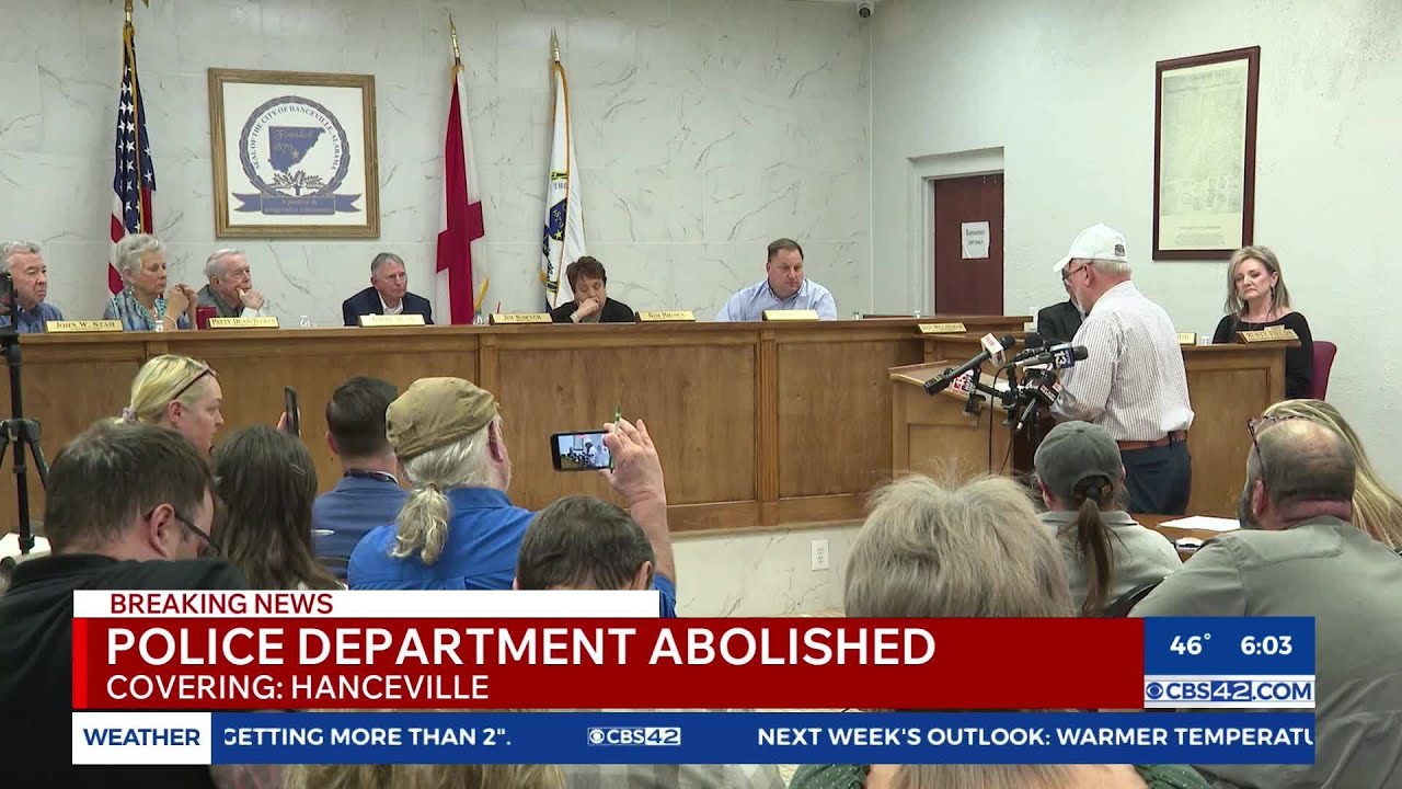 Hanceville council votes to dissolve police department, city court