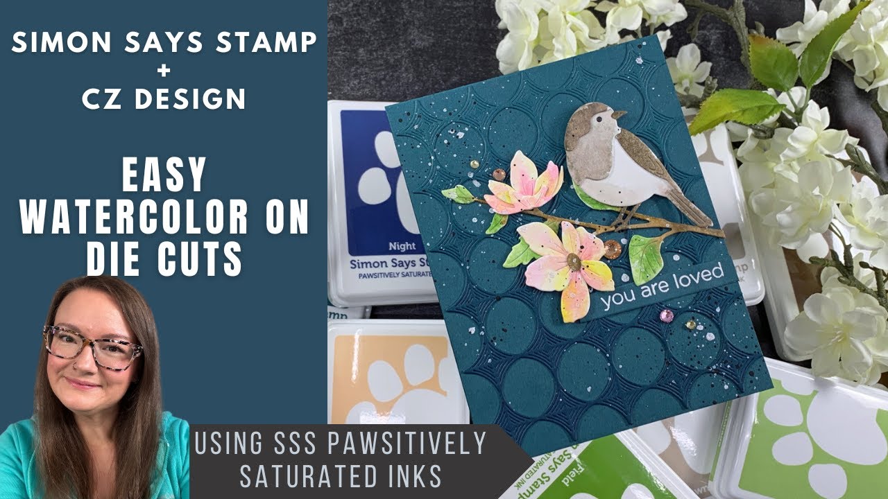 Easy Watercolor on Die Cuts | Simon Says Stamp