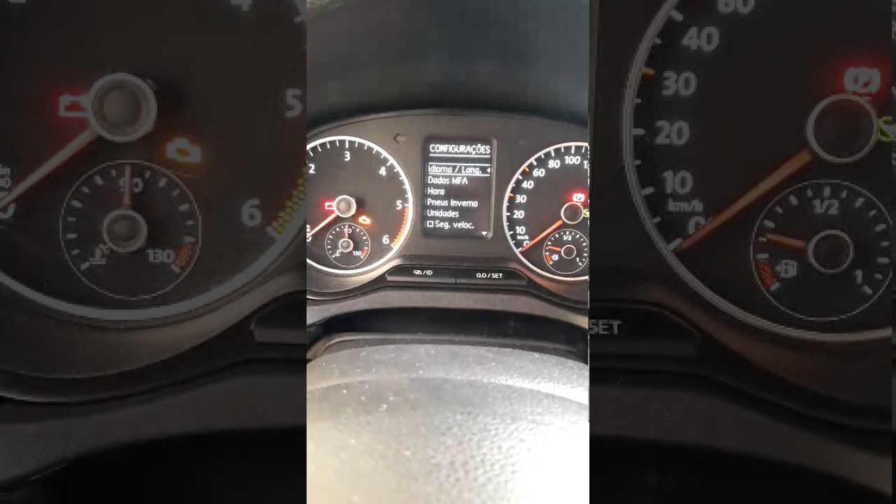 Alterando configuração consumo Amarok de L/100 km para  KM/L