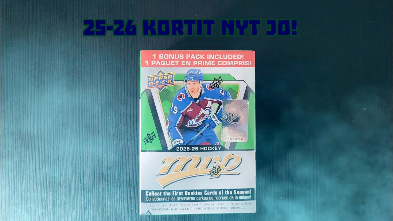 Uudet kortit ja tarrat!? | NHL MVP 25-26 Blaster Box