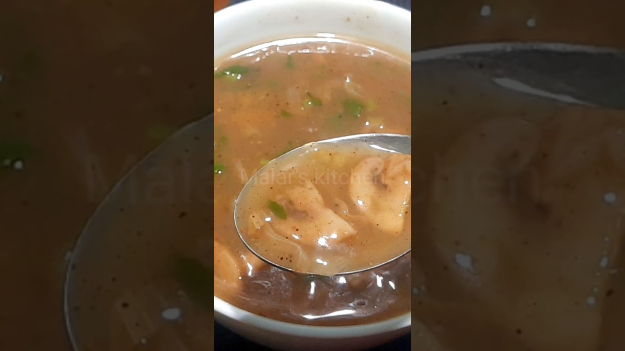 #ரோட்டு கடை காளான் சூப்#Mushroom soup#