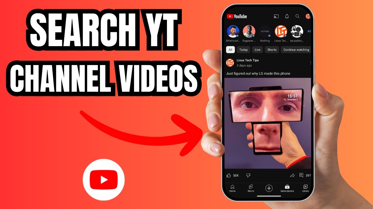 How to Search Within a Channel on YouTube App - Find Content on a YouTube Channel