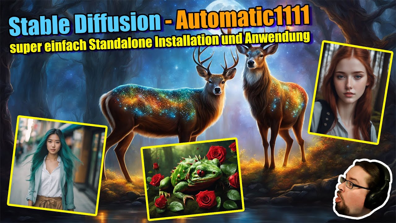 Installation und Anwendung von Stable Diffusion - Automatic1111 | super einfach für Windows + Nvidia