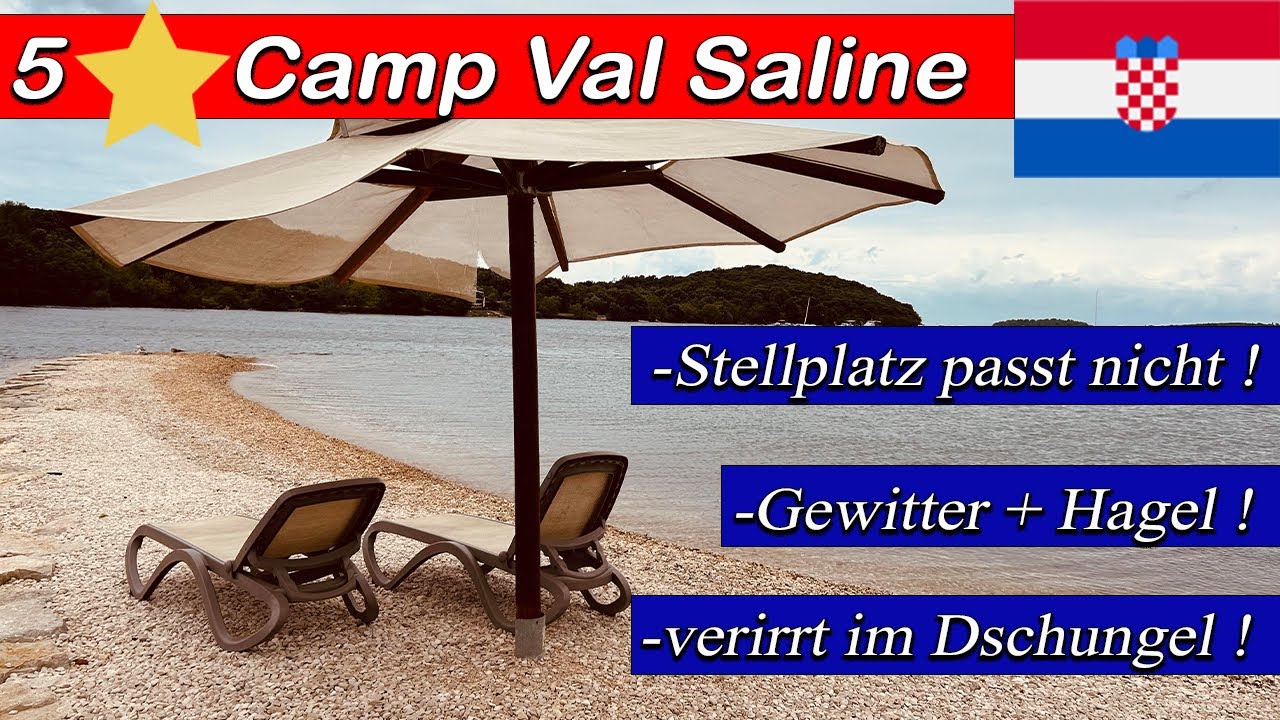 5 ⭐ Camping Val Saline - Stellplatz zu steil 😦 - Hagel 😬 - verirrt im Dschungel 😱 - mehr geht nicht!