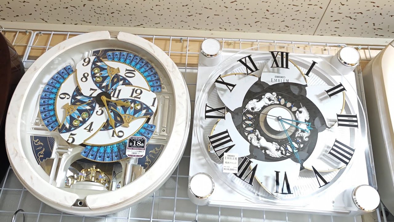 SEIKO 新作からくり時計のコラボ HS446WとRE604A