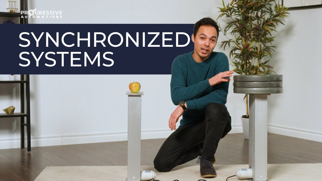 Как синхронно перемещать линейные приводы или подъёмные колонны | Progressive Automations