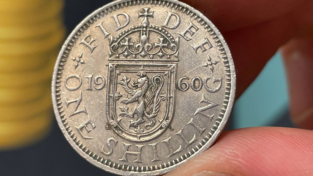 1960 United Kingdom 1 Shilling (Scotland) Coin &bull;&nbsp;Values, Information, Mintage, History, and More