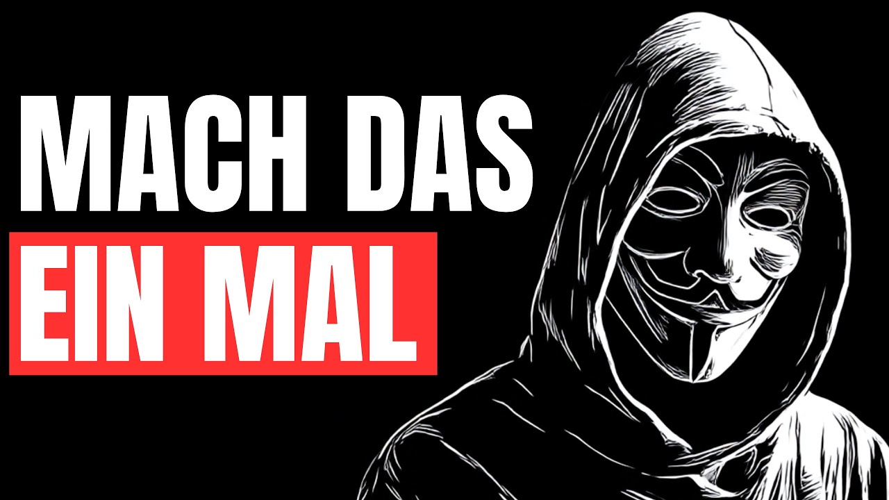 Mach dies ein Mal und beobachte, wie die Leute dich anders behandeln
