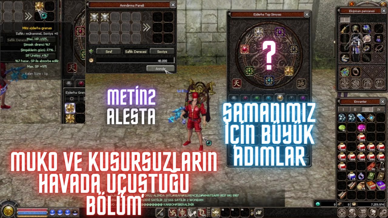ALESTA BEKLENEN MUKO VE KUSURSUZLARIN HAVADA UÇUŞTUĞU BÖLÜM ! ŞAMAN GELİŞİYOR ! Metin2 TR Alesta