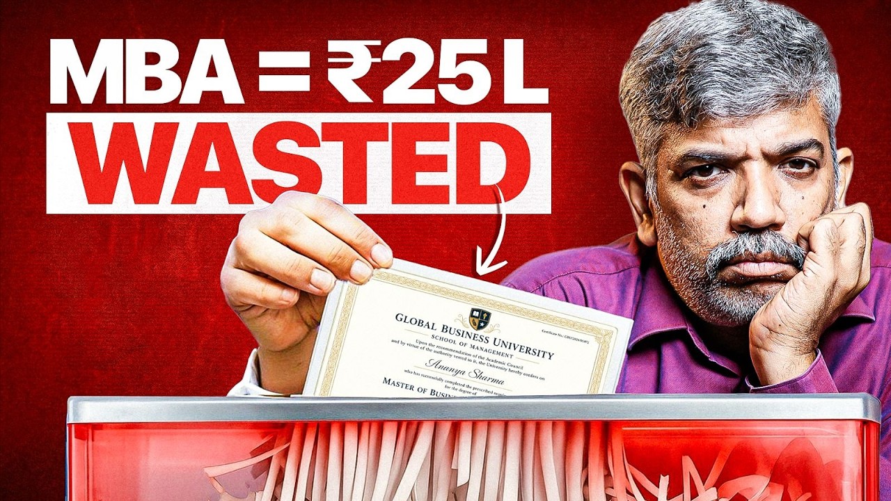 Why MBA Graduates Are Unemployed ? MBA Salary vs Education Loan | Study With LAK