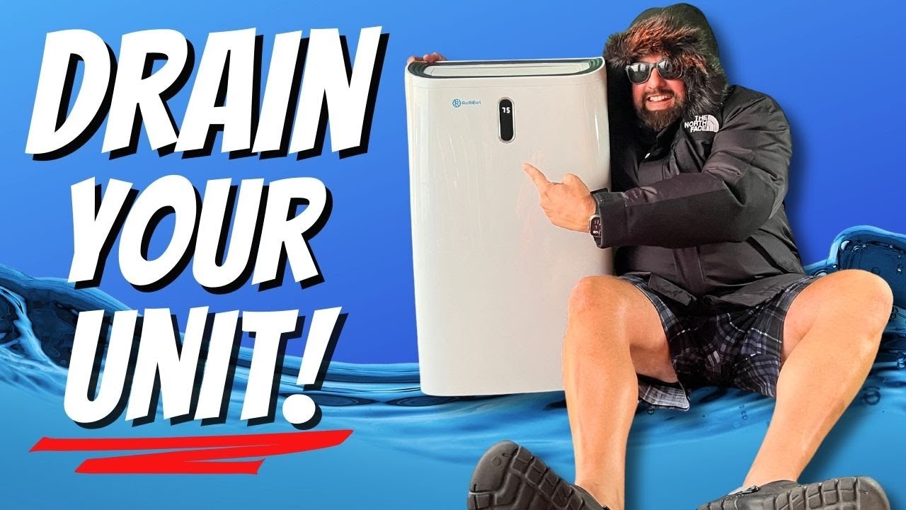 How to Drain a Portable AC with NO HOSE &mdash;2 Minute Hack! 💧🕑