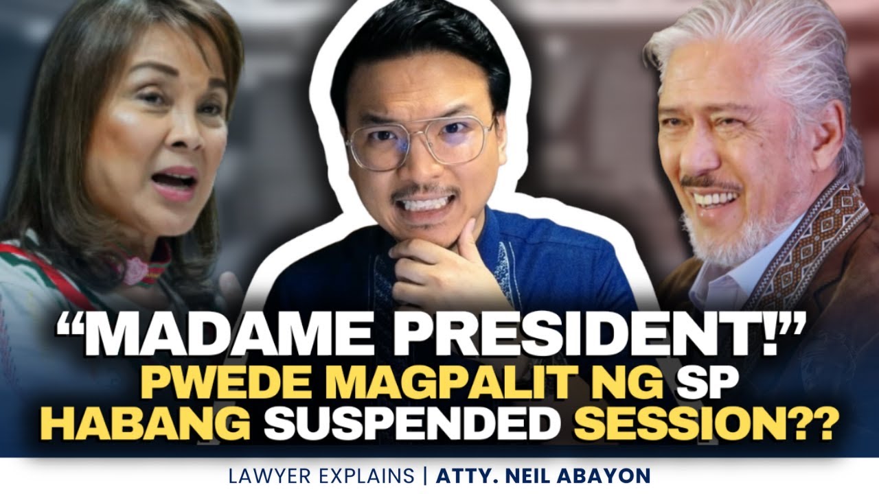 'SENATE PRESIDENT LEGARDA'? Legal ba magpalit ng SP na walang botohan? #LawyerExplains #AttorNEIL