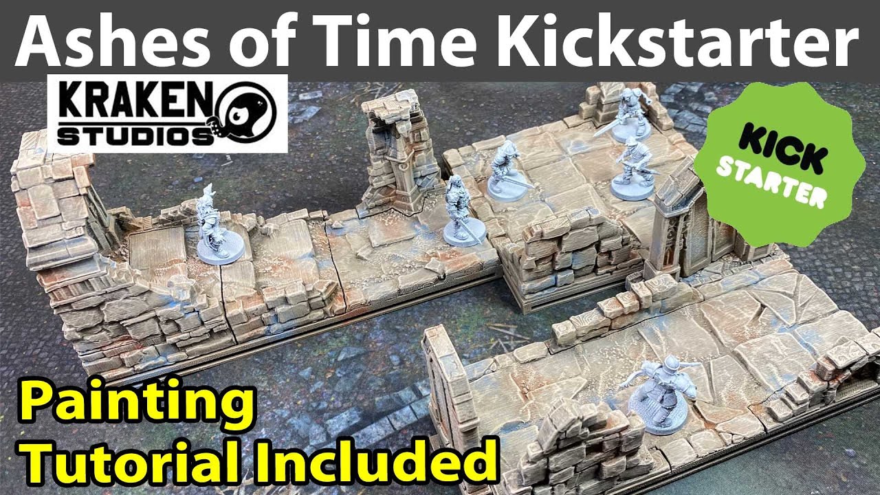 Проект Ashes of Time Desert Dungeon Terrain от Kraken Studios: краудфандинговая кампания на Kicks...
