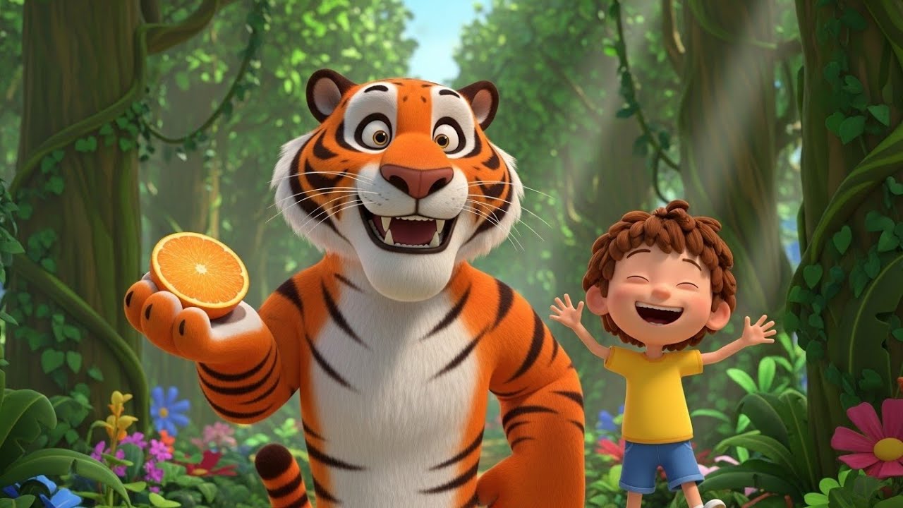 The Tiger Who Loved Oranges 🐯🍊👦 | Preschool Educational Video