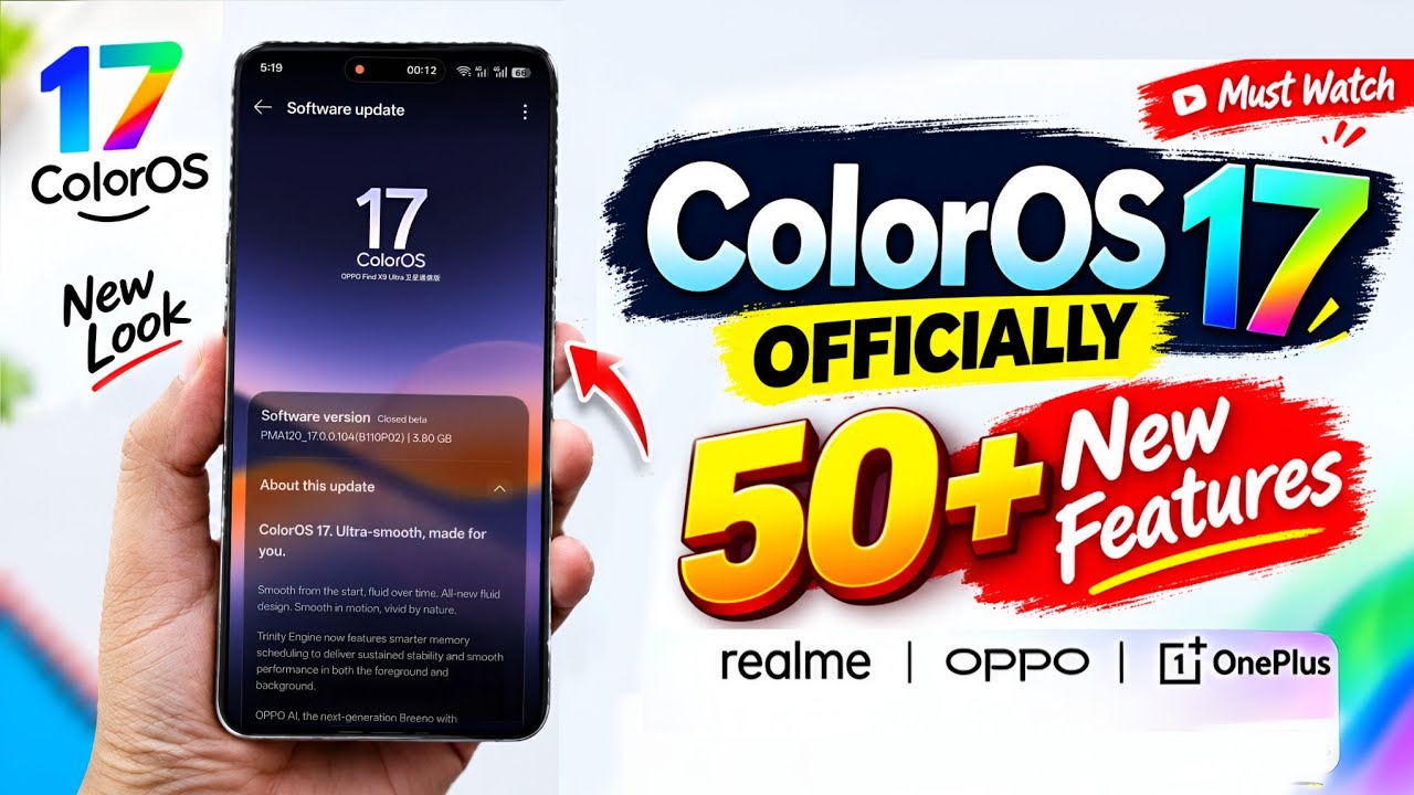 ColorOS 17 is officially here! 🚀50+ NEW Features You Must Try | realme, OPPO & OnePlus