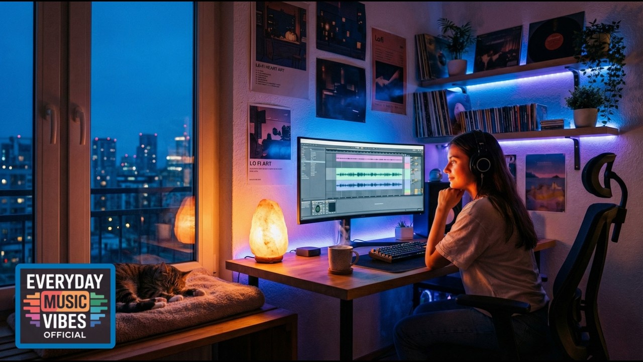 Blue Hour Focus Flow - Deep Work Instrumental Mix (120 MIN) | FOCUS MODE | EMVo