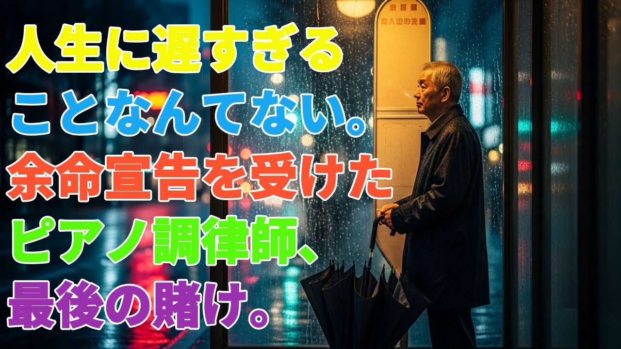 75歳、人生最後のリサイタル。勘当された娘が客席で流した涙の理由」#感動する話 #泣ける話 #シニアライフ #ピアノ #家族の絆 #再会 #人生の教訓 #老後 #夢を叶える #涙腺崩壊