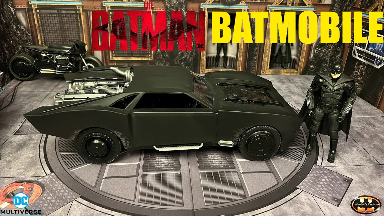 McFarlane DC Multiverse Batmobile The Batman Robert Pattinson Action Figure Vehicle Review