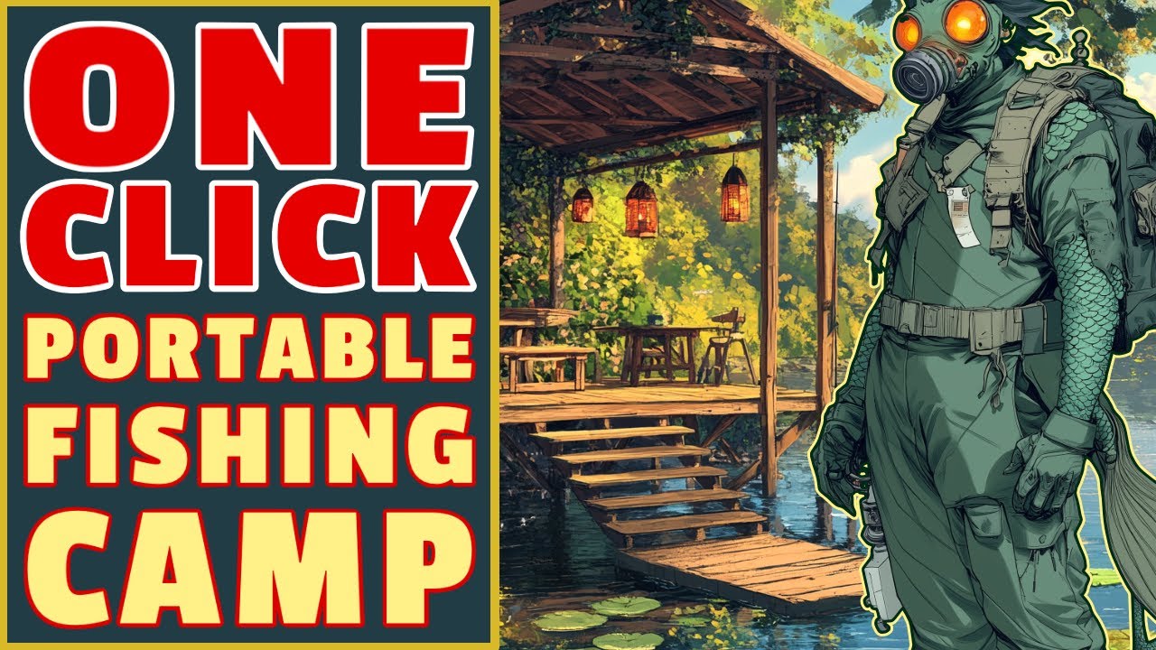 Easy PORTABLE Fishing Camp Upgrades You Need To Try in Fallout 76!