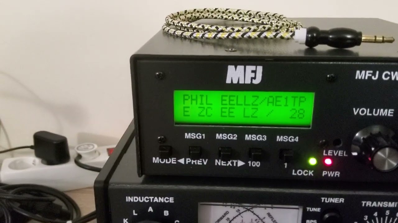 A92GW  as LZ/AE1TP in BG (Dec 2021) Working the MFJ-464 one of my first CW QSO