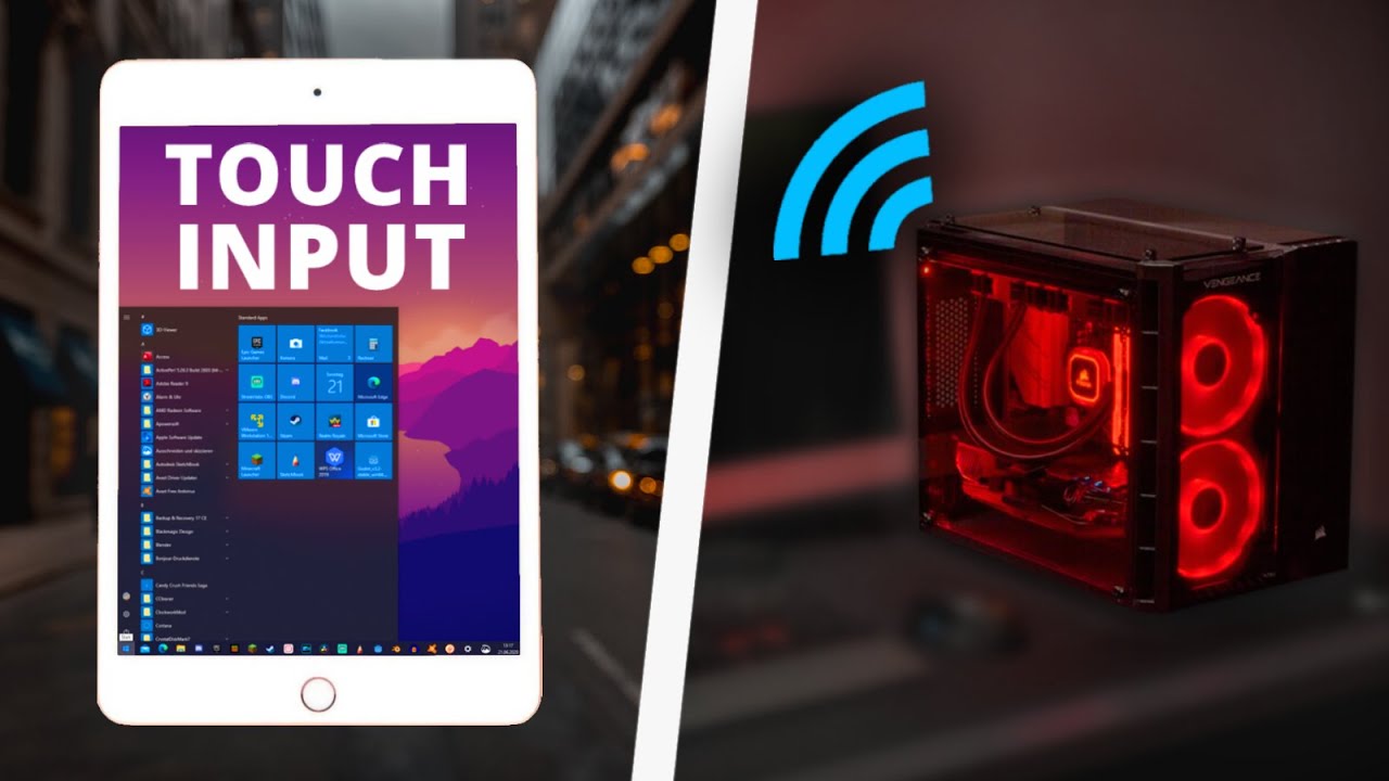 PC mit Handy/Tablet fernsteuern - kostenlos! / RealVNC / Android & IOS / PC Server Internet bedienen