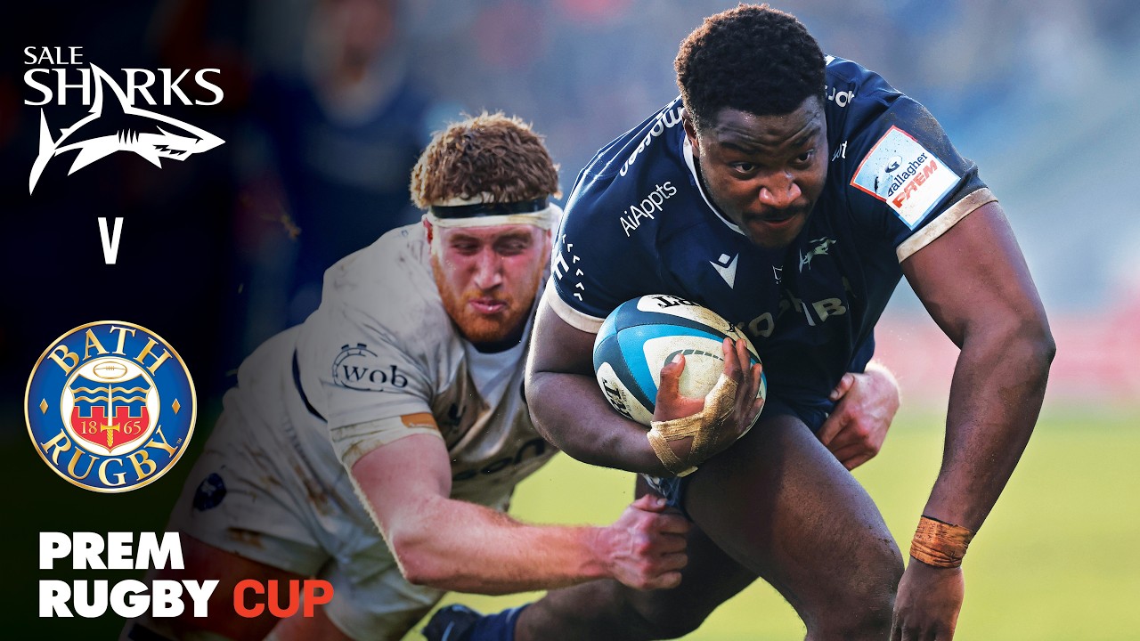 HIGHLIGHTS: Sale Sharks v Bath Rugby | 1 HAT-TRICK & 3 BRACES! | PREM Rugby Cup